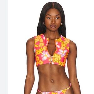 NWT stone fox swim top